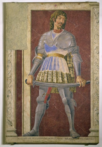 Pippo Spano (1369-1426) aus der Villa Carducci Serie berühmter Männer und Frauen, ca. 1450 von Andrea del Castagno